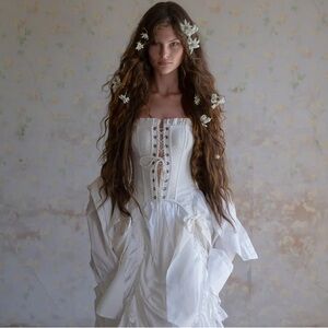 NWT Selkie The Ivory A La Mode Corset in Ivory XS